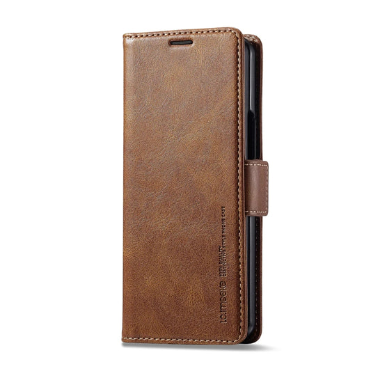 ZFold7 Magnetic Phone Case for Samsung Galaxy Z Fold 7 6 5 4 3 W22 W23 W24 RFID Blocking Card Slot Stand Buckle Pu Leather Cover