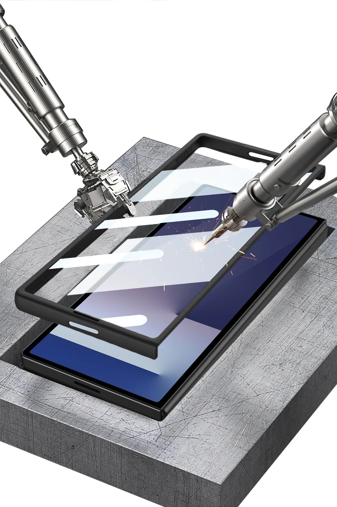 Z Fold 7 Magnetic Wireless Charging Phone Case for Samsung Galaxy Z Fold 7 Screen Protect Film Slim PC Foldable Matte Tough Cover