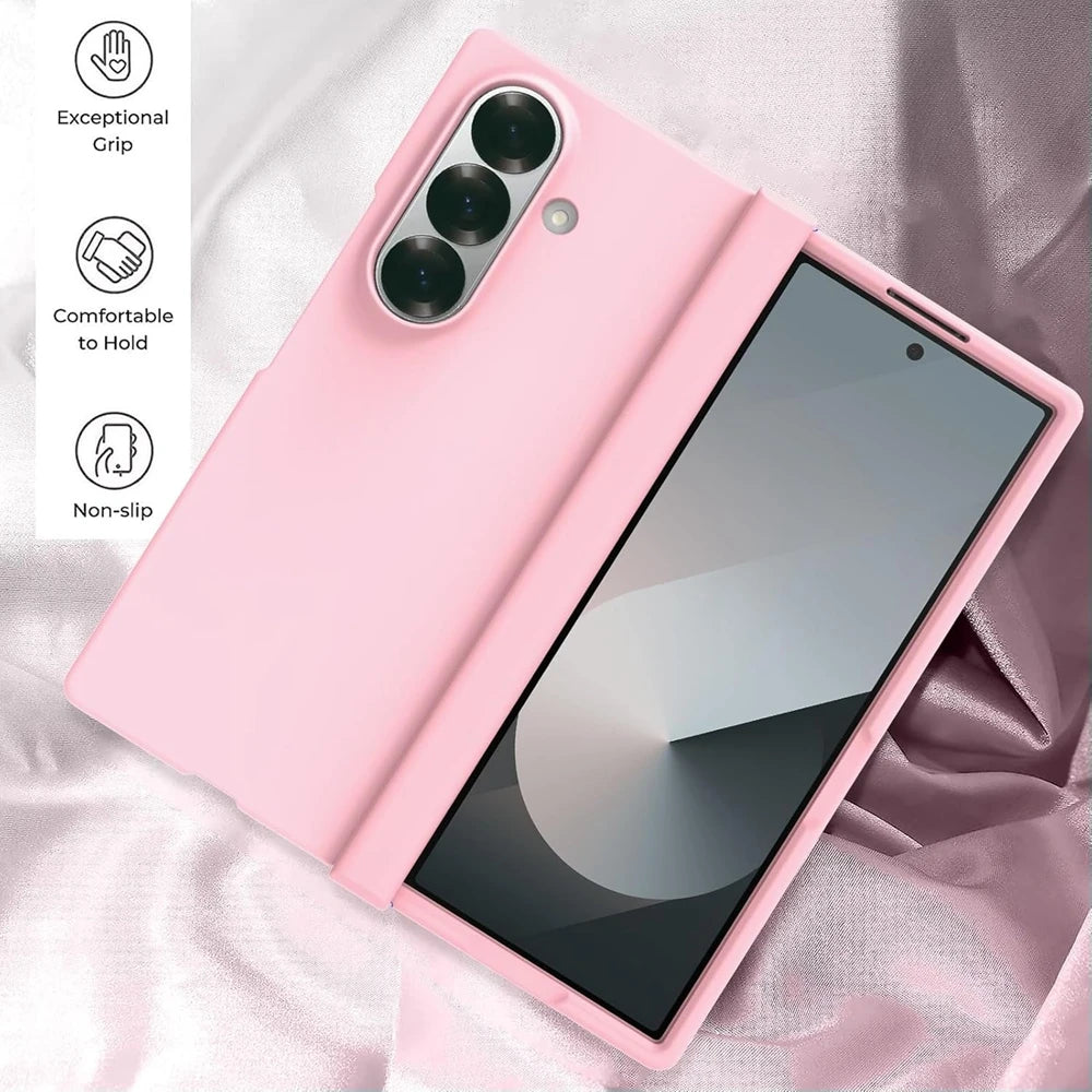 3 in 1 Hinge Protection Hard PC Case for Samsung Galaxy Z Fold 7 6 5 4 3 Fold7 Slim Matte Shockproof Cover for Samsung ZFold7