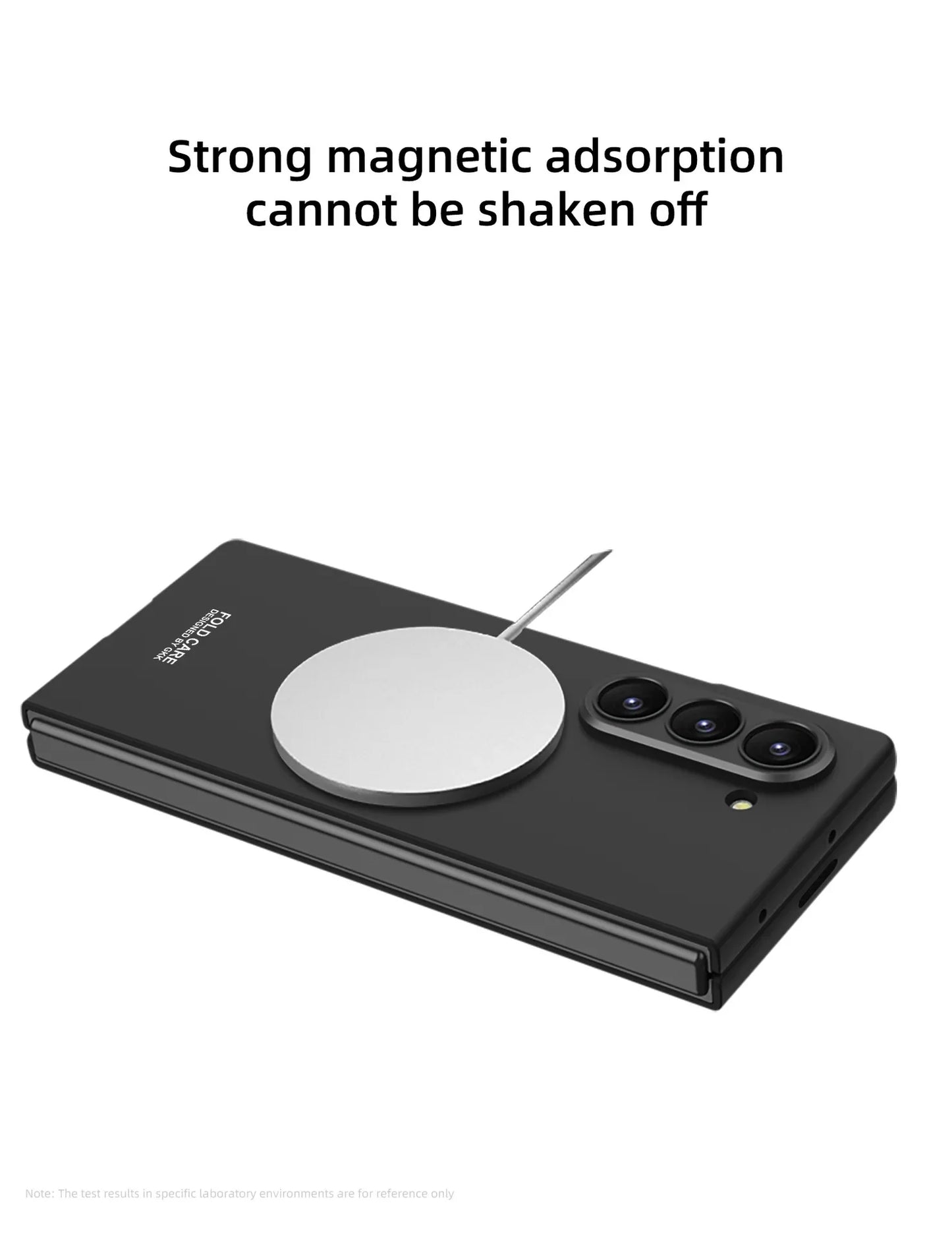 Z Fold 7 Magnetic Wireless Charging Phone Case for Samsung Galaxy Z Fold 7 Screen Protect Film Slim PC Foldable Matte Tough Cover