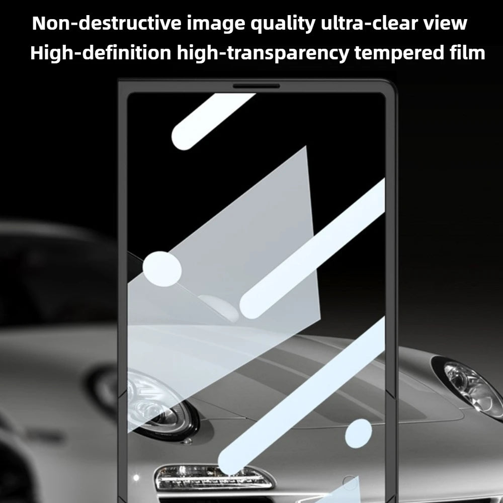 Fine Hole Matte PC Phone Case + Steel Film for Samsung Galaxy Z Fold 7 Zfold 6 5 4 Ultrathin Full Coverage Protective Hard Cover