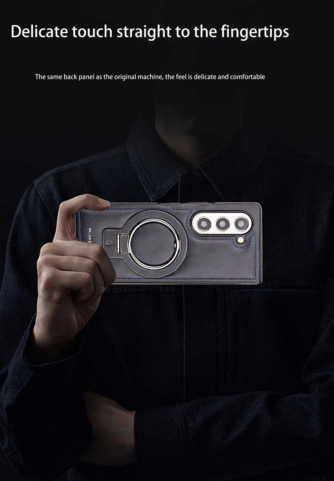 Electroplated Leather  Phone Case for Samsung Galaxy Z Fold 7 ZFold 6 5 4 3 Bracket Magnetic Wireless Charging Protective Cover