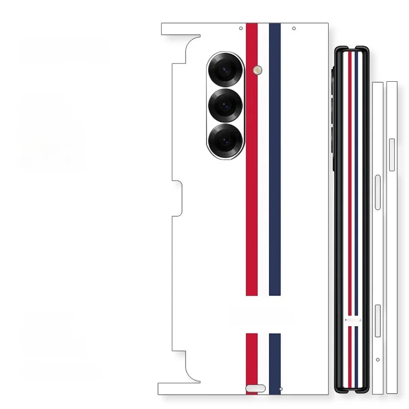 Back and Side Frame Skin Wrap for Samsung Galaxy Z Fold 7 / 6 / 5 / 4 / 3