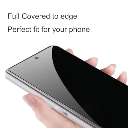 2 Pack 360 Degree Privacy Screen Protector For Samsung Galaxy Z Fold 7/6/5/4/3/2 Anti-Spy Tempered Glass Flim 2 Pack Camera Lens Protector Accessories