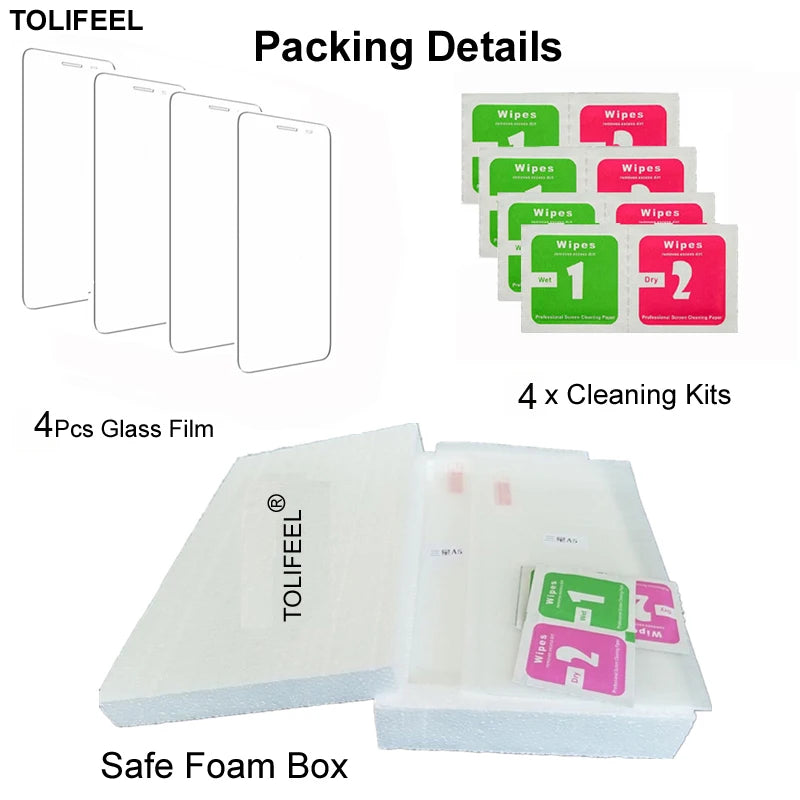 4PCS Tempered Glass For Samsung Galaxy Z Fold 7 6 5 4 3 Clear Premium Screen Protector For Samsung Z ZFold 6 5 Fold5 Film Glass