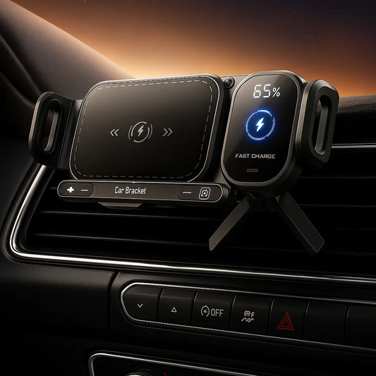 2-in-1 Car Wireless Charger for Samsung Z Fold – Fast Charging Mount