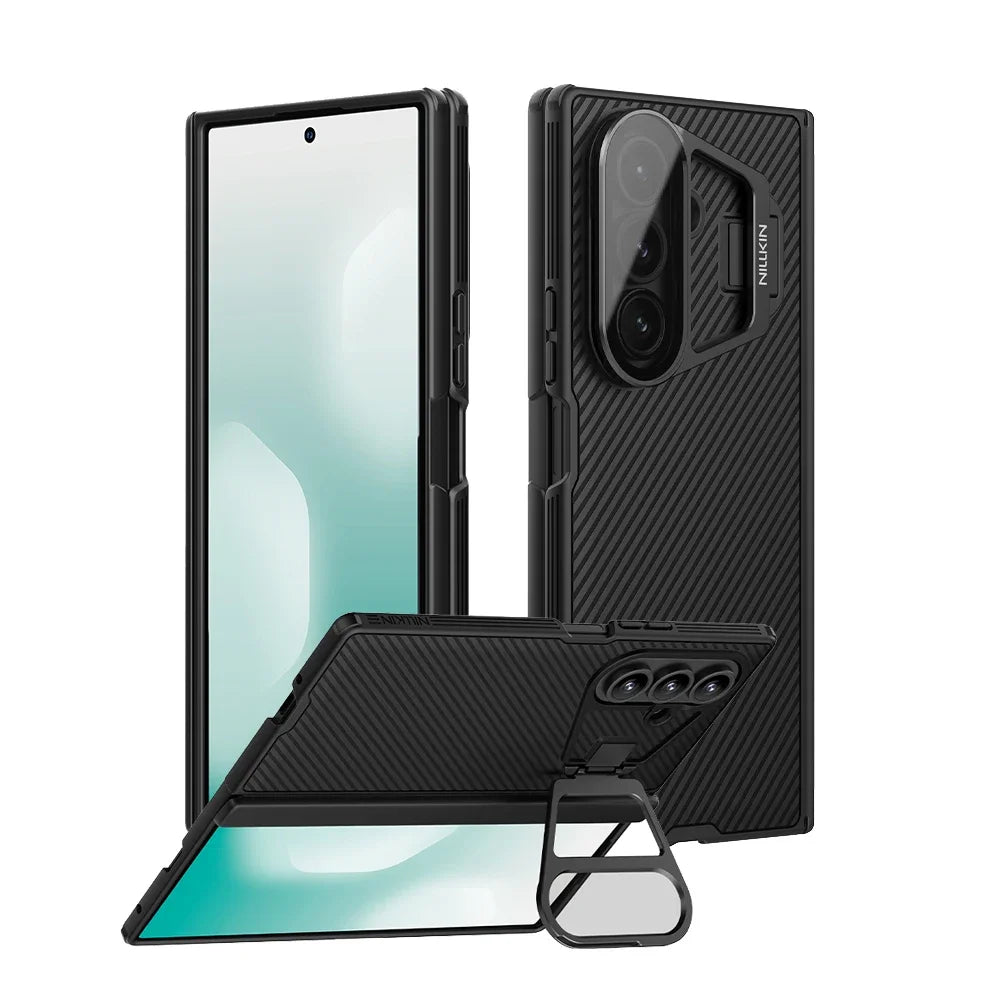 For Samsung Galaxy Z Fold 7 MagSafe Case NILLKIN CamShield Prop Magnetic Case With Phone Holder Camera Cover For Samsung Z Fold7
