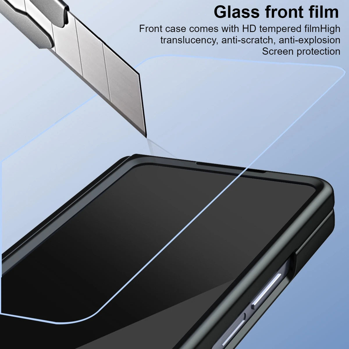 Stylus Pen Slot Bracket Phone Case for Samsung Galaxy Z Fold 7 Fold 6 5 4 Glass Film UV Electroplating Edge All-inclusive Cover