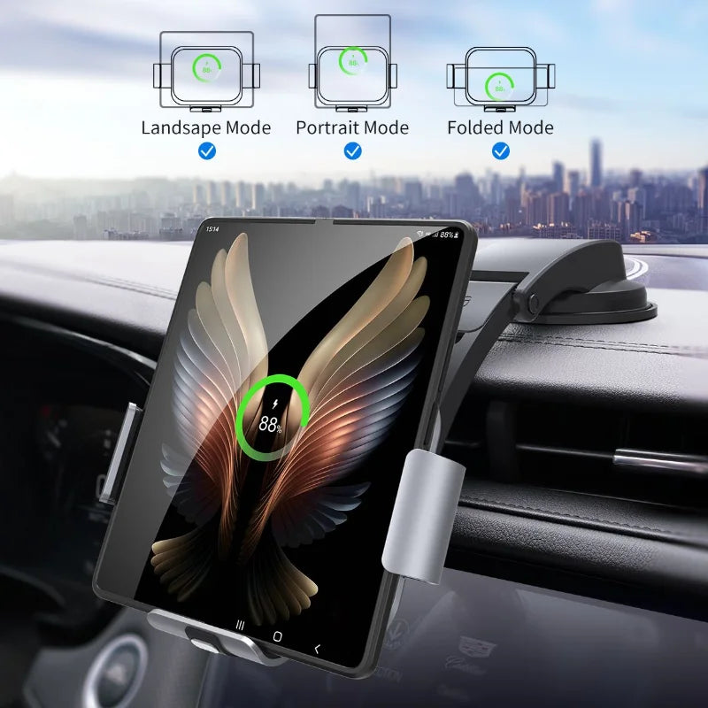 Samsung Galaxy Z Fold 4/3/2 Wireless Car Charger 15W Mount