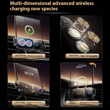 2IN1 Car Wireless Charger Phone Holder