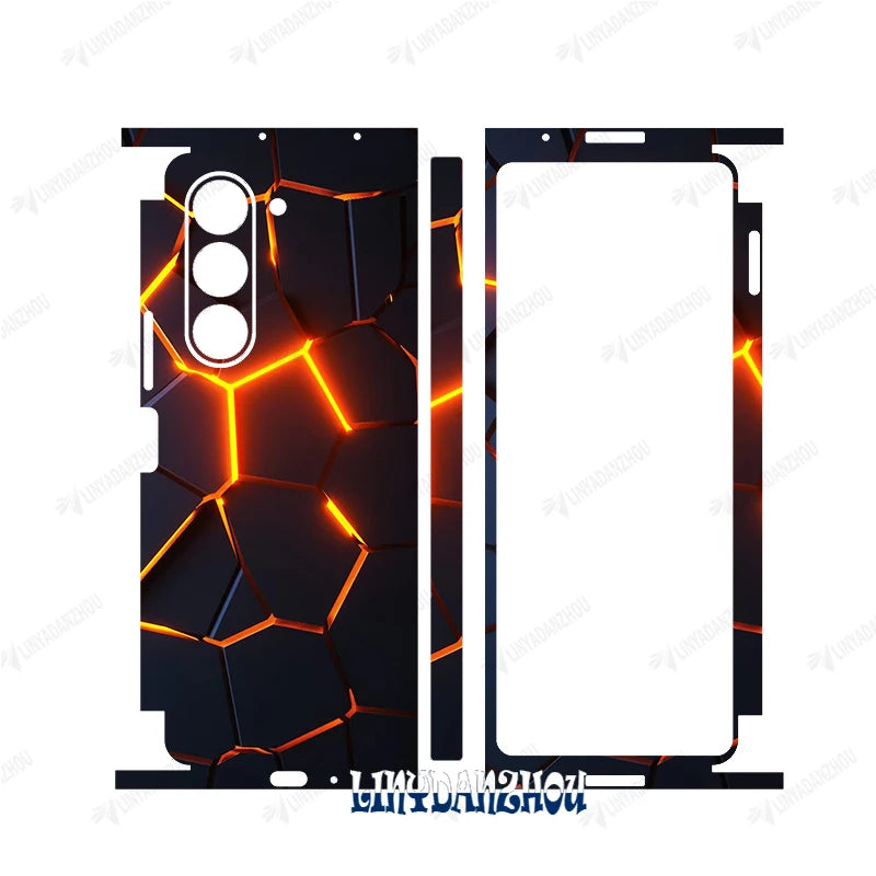 3M Full Cover Colorful Back Film for Samsung Galaxy Z Fold 7 / 6 / 5 / 4 / 3