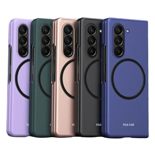 Ultra Thin Folding Skin Mobile Phone Case For Samsung Galaxy Z Fold 7 Magnetic Suction PC Matte Bumper Hard Cover