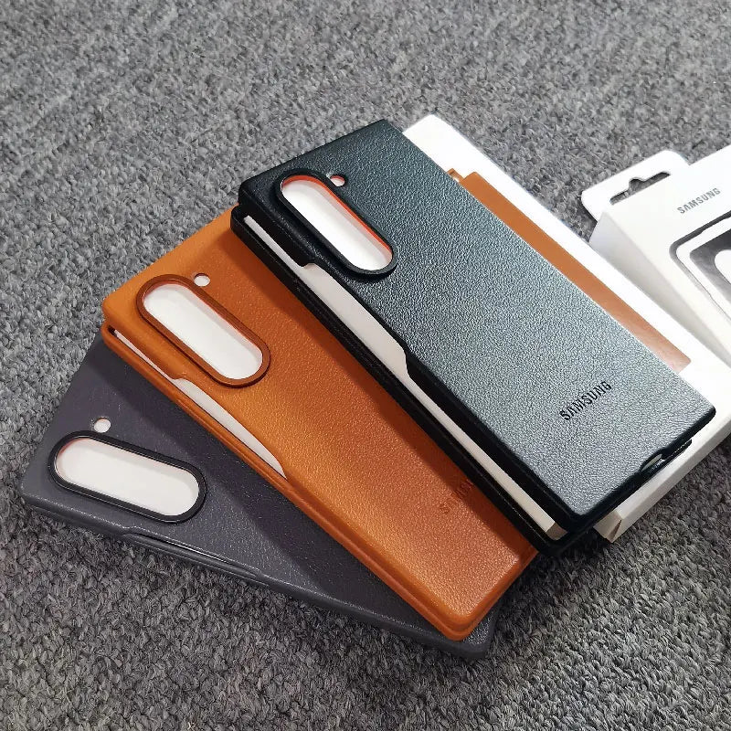 Samsung Galaxy Z Fold 6 Fold6 Case High Quality PU Leather Cover Full Back Protective Shell for Galaxy z fold 6 fold6 Phone Case