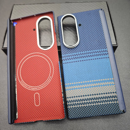 Magnetic Aramid Case For Samsung Galaxy Z Fold 7, Carbon Fiber Case For Magsafe, Mobile Phone Accessories