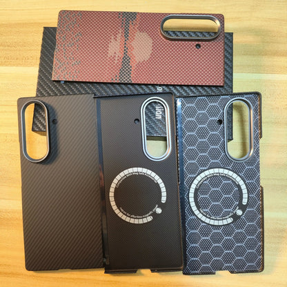 Samsung Galaxy Z Fold 7 Aramid MagSafe Carbon Fiber Case
