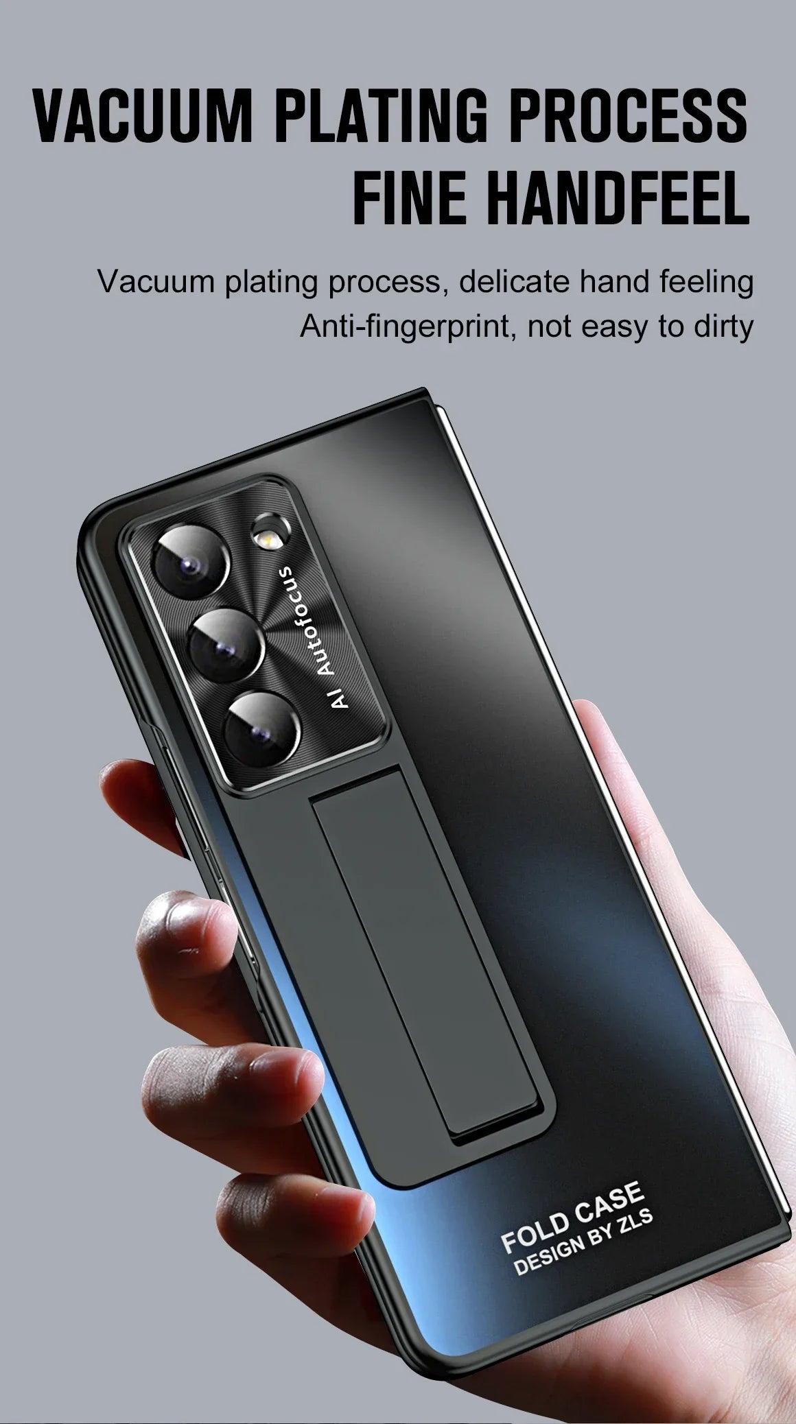 with Screen Protector Pen Phone Case for Samsung Galaxy Z Fold 7 6 5 4 3 Kickstand Skin Texture Scrub Fine Hole Polishing Glass