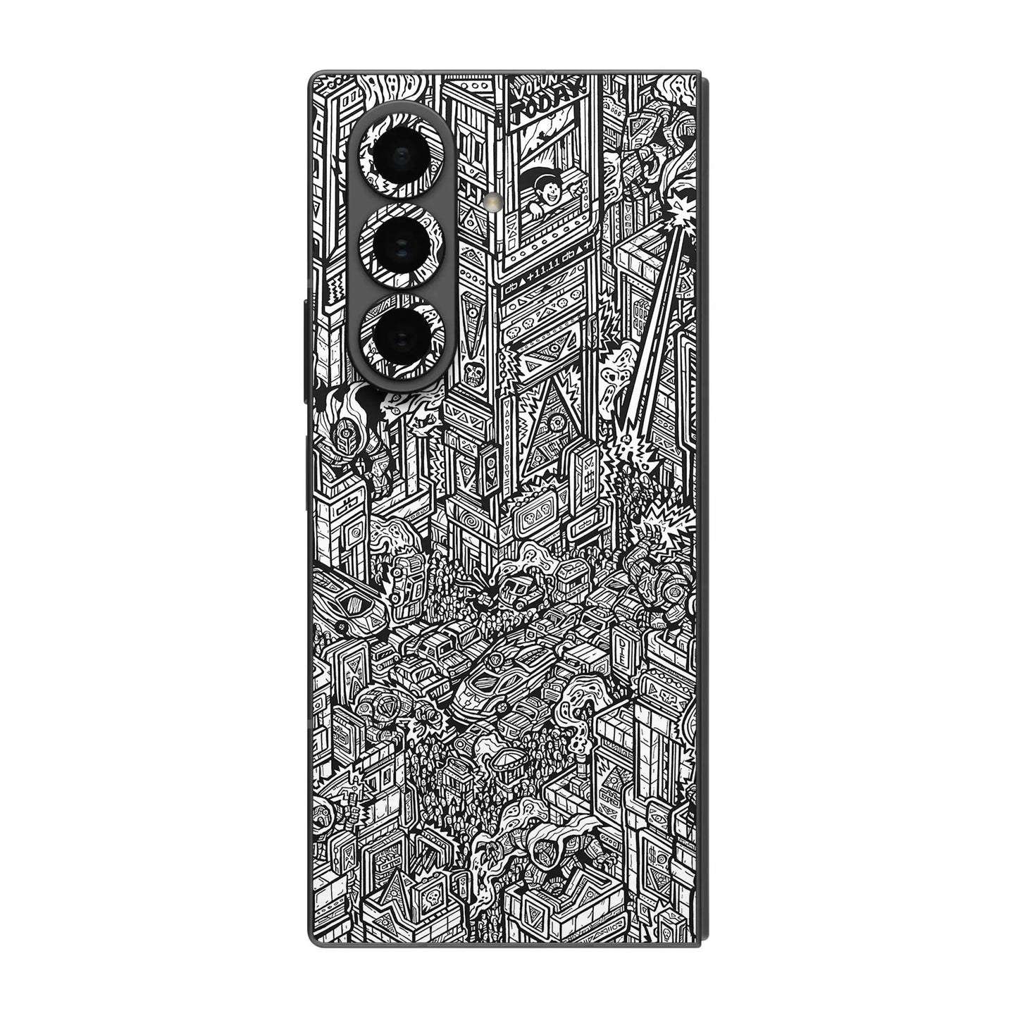 Back Panel Skin Wrap Protective Film for Samsung Galaxy Z Fold 7 / 6 / 5 / 4 / 3