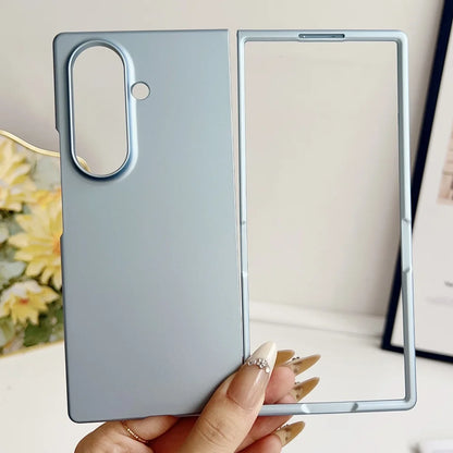 Matte PC Case For Samsung Galaxy Z Fold 7 Fold6 Fold5 Fold4 Fold3 5G Ultra Thin Shockproof Protection Cover For Samsung Fold 6