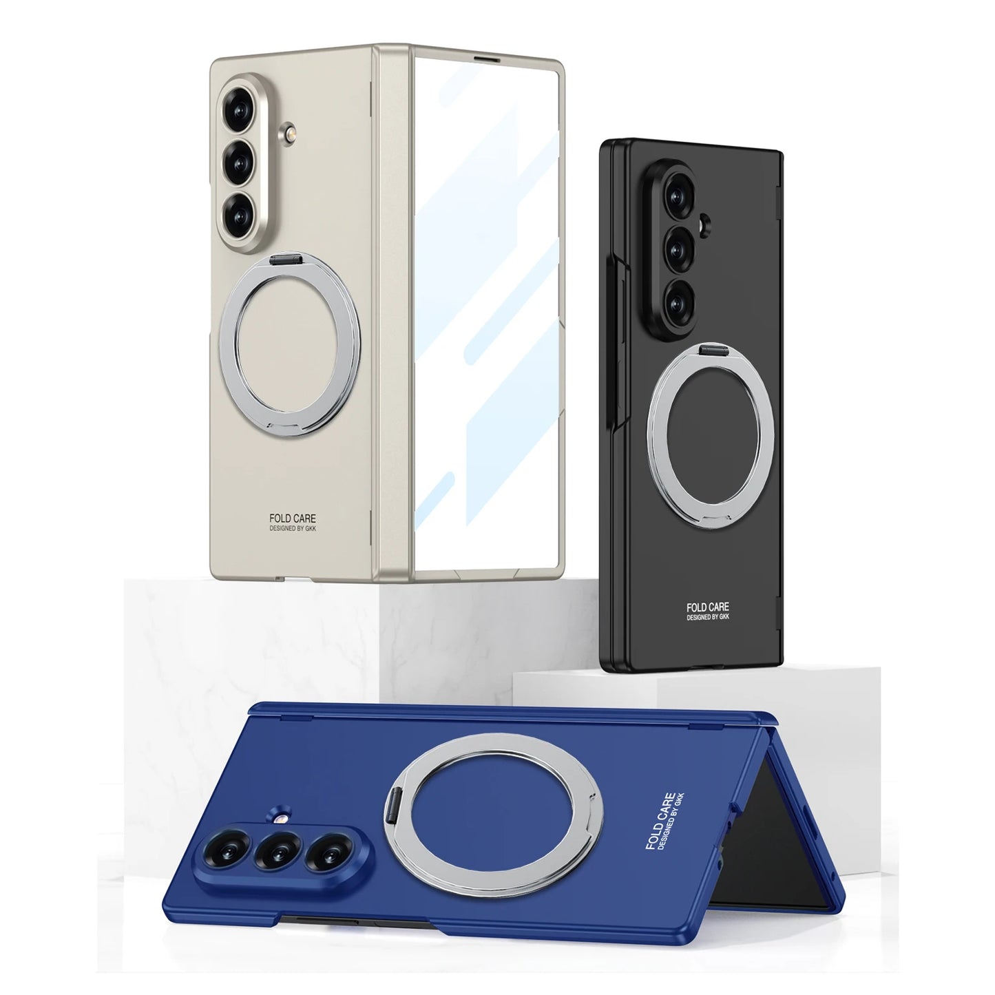 Magnetic Hinge All-included Case For Samsung Galaxy Z Fold 7 For Magsafe Charge Screen Protector Cover For Galaxy Z Fold7 Case