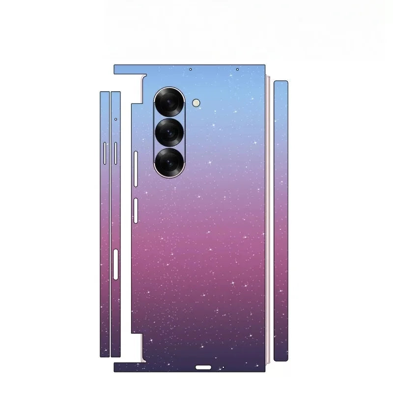 Back and Side Frame Skin Wrap for Samsung Galaxy Z Fold 7 / 6 / 5 / 4 / 3 / 2