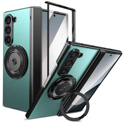 Magsafe Magnetic Hinge Case For Samsung Galaxy Z Fold 7 3 4 5 Fold 6 Screen Glass All inclusive Folding Bracket Protective Cover