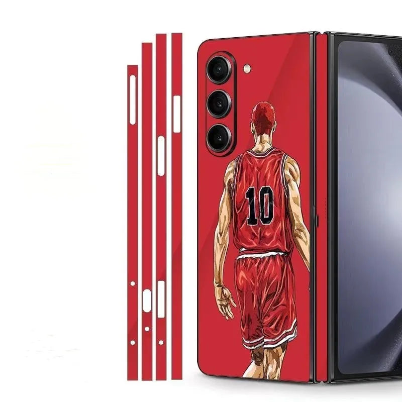 3-in-1 Back, Hinge and Side Frame Skin Wrap for Samsung Galaxy Z Fold 7 / 6 / 5 / 4