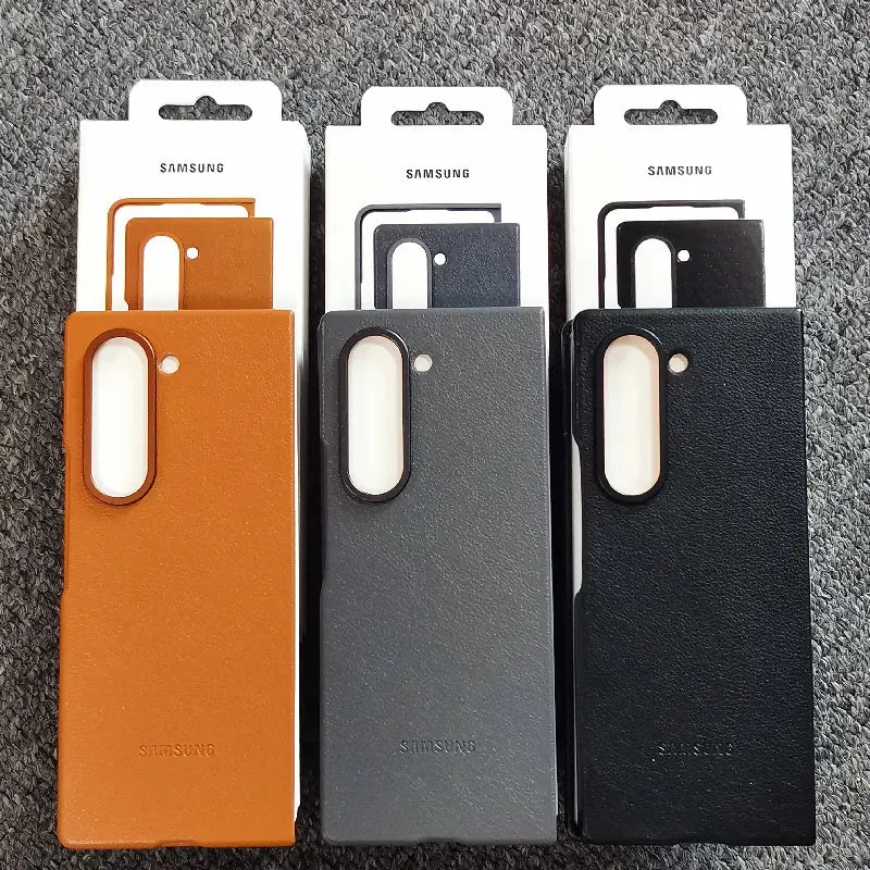 Samsung Galaxy Z Fold 6 Fold6 Case High Quality PU Leather Cover Full Back Protective Shell for Galaxy z fold 6 fold6 Phone Case