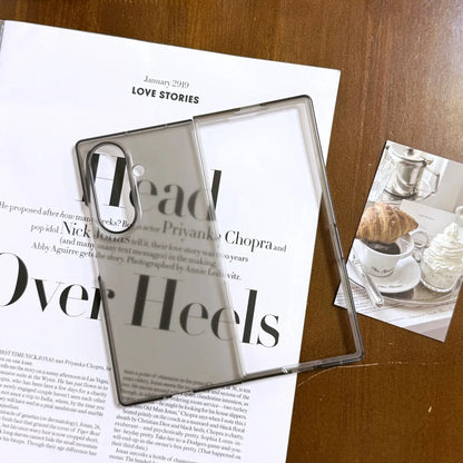 Z Fold7 Case Ultra Thin Matte Slim PC Folding for Samsung Galaxy Z Fold 7 6 5 4 3 Cases fold6 Shockproof Transparent Back Cover