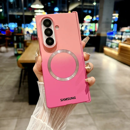 Matte Ultra Slim Liquid Silicone For Magsafe Wireless Charge Fold Phone Case For Samsung Z Fold 7 6 5 4 3 Anti Drop Bumper Cover