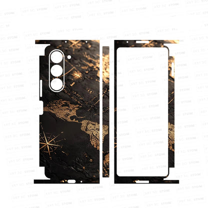 Colorful Back Skin Wrap Protective Film for Samsung Galaxy Z Fold 7 / 6 / 5 / 4 / 3