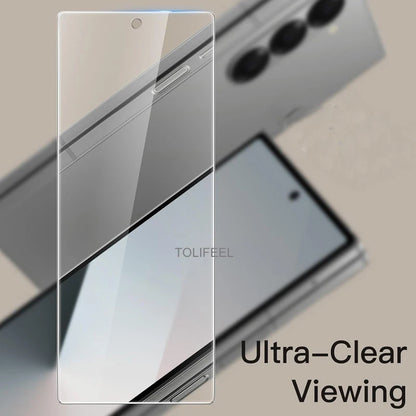 4PCS Tempered Glass For Samsung Galaxy Z Fold 7 6 5 4 3 Clear Premium Screen Protector For Samsung Z ZFold 6 5 Fold5 Film Glass