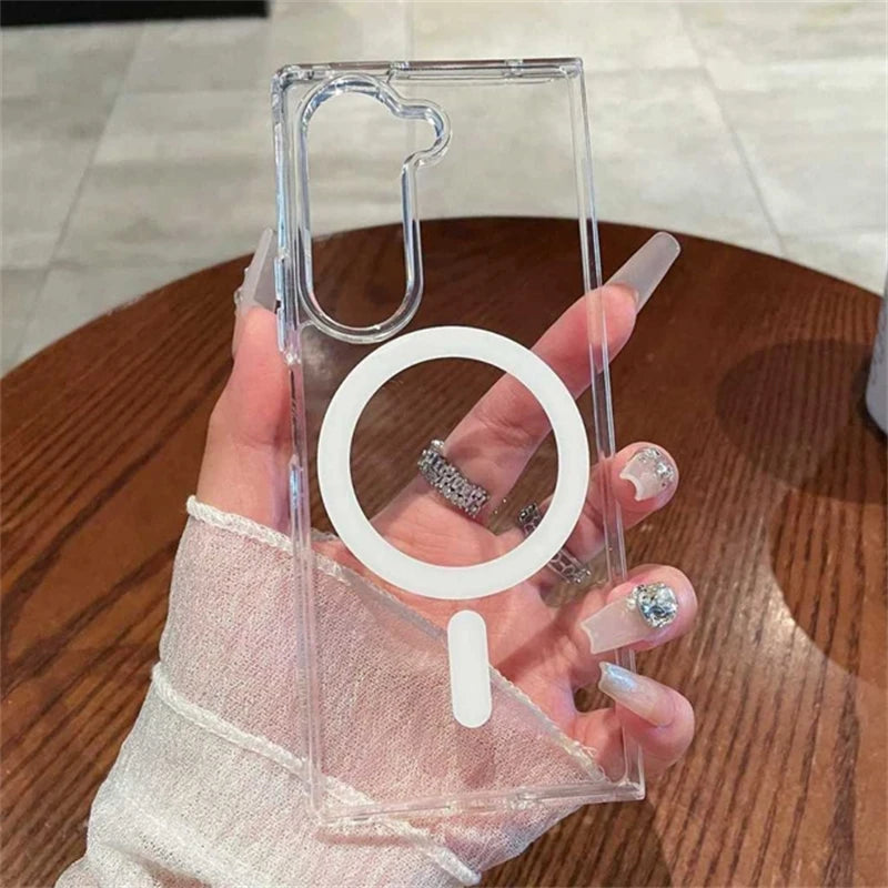 For Samsung Z Fold 7 Fold 6 5 4 3 Case For Magsafe