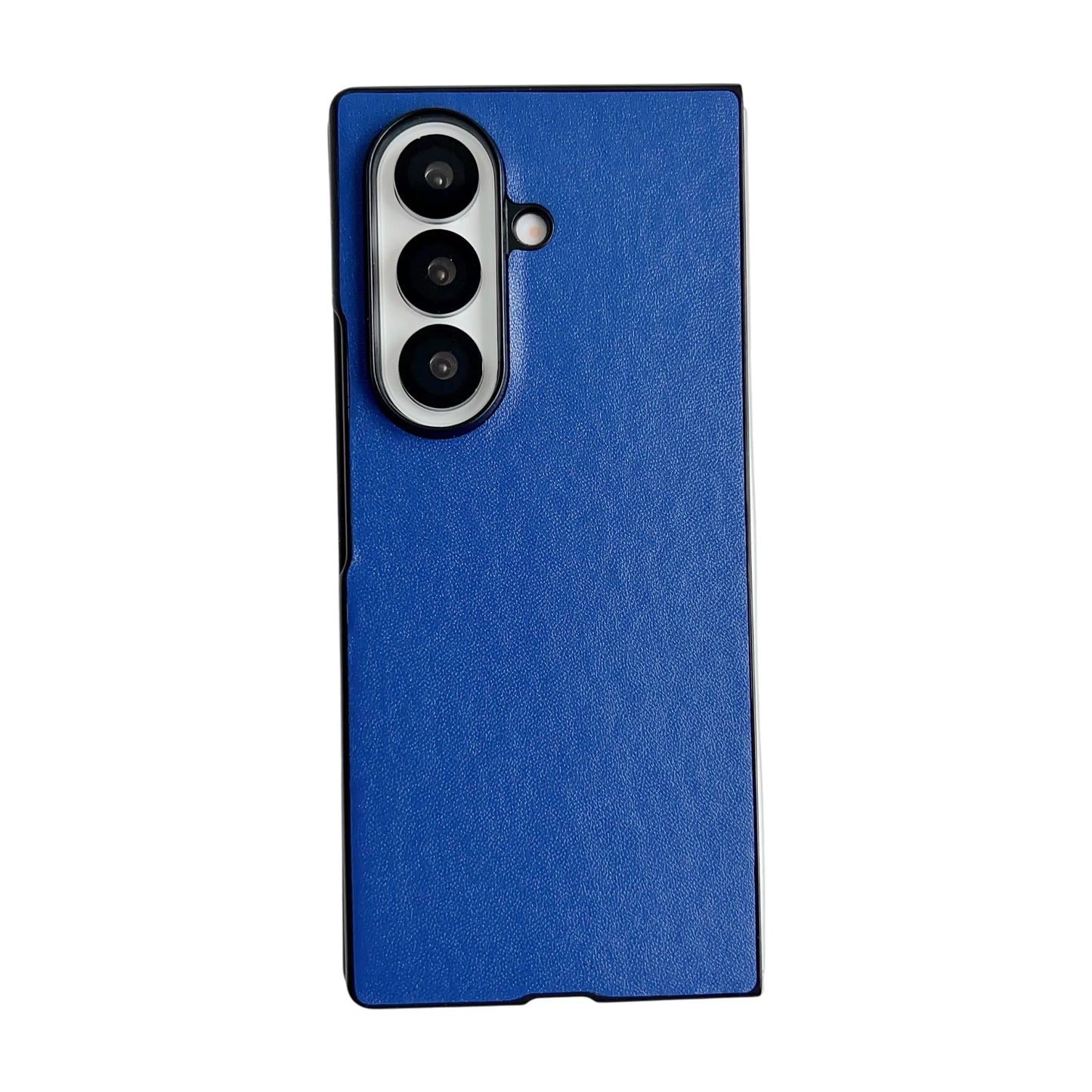 Fashion Matte Candy Color Leather Texture Case For Samsung Galaxy Z Fold 7 6 5 4 3 ZFold 7 Colorful Shockproof Solid Bumper Cover