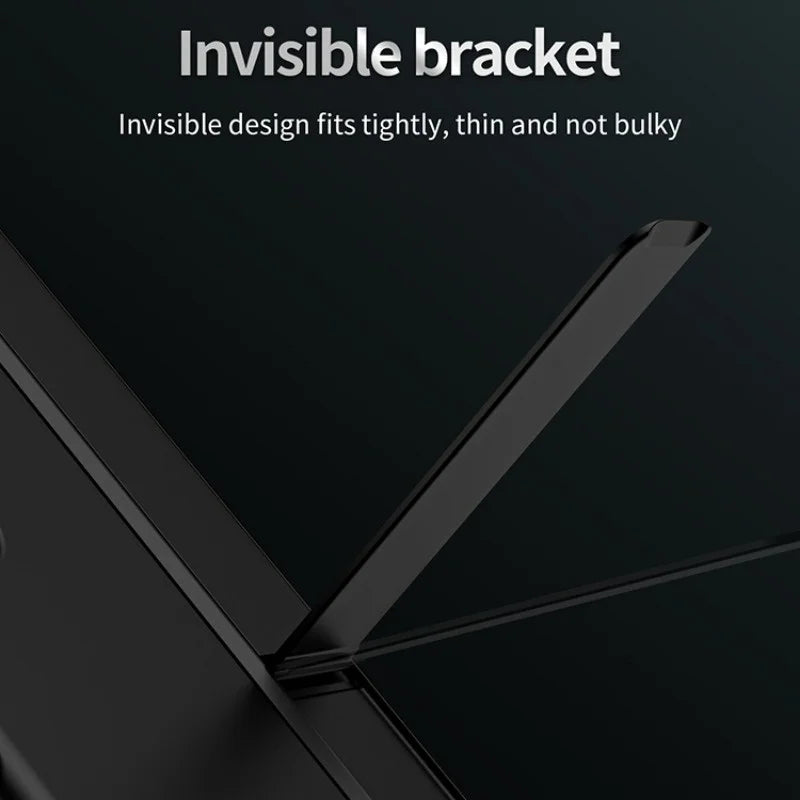 Invisible Bracket Stand Shockproof Phone Case For Samsung Galaxy Z Fold 7 ZFold 6 5 4 3 Protective Full Cover+Pen Slot Holder