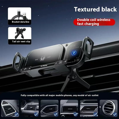 2IN1 Car Wireless Charger Phone Holder