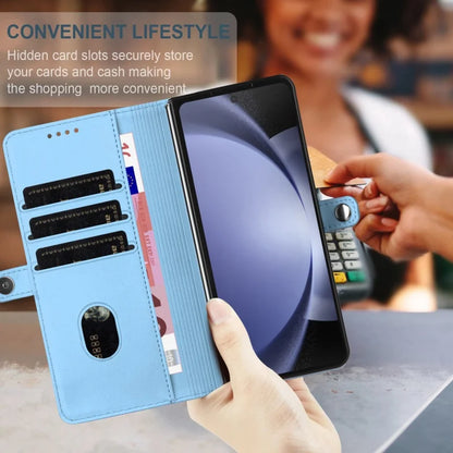 Thin Suede Leather Purse Phone Case for Samsung Galaxy Z Fold 7 6 5 4 3 Fold6 Fold5 Fold4 Fold3 Flip Stand Wallet Card Cover Bag