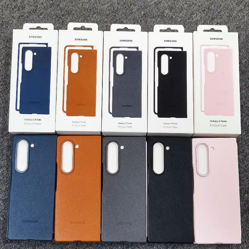 Samsung Galaxy Z Fold 6 Fold6 Case High Quality PU Leather Cover Full Back Protective Shell for Galaxy z fold 6 fold6 Phone Case