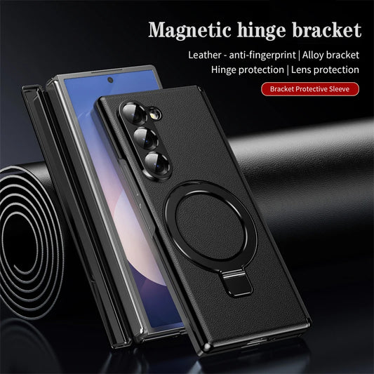 Magsafe Magnetic Hinge Case for Samsung Galaxy Z Fold 7 6 5 4 3 360 Full Protection Screen Glass Wireless Magnetic Holder Cover