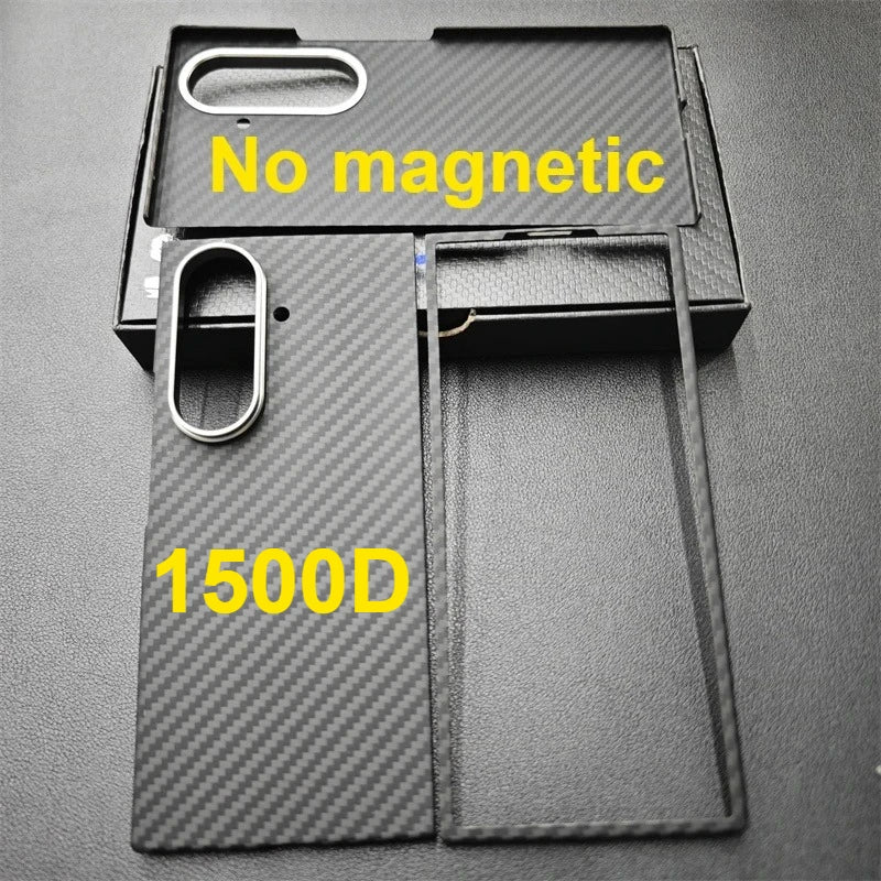 Magnetic Aramid Case For Samsung Galaxy Z Fold 7, Carbon Fiber Case For Magsafe, Mobile Phone Accessories