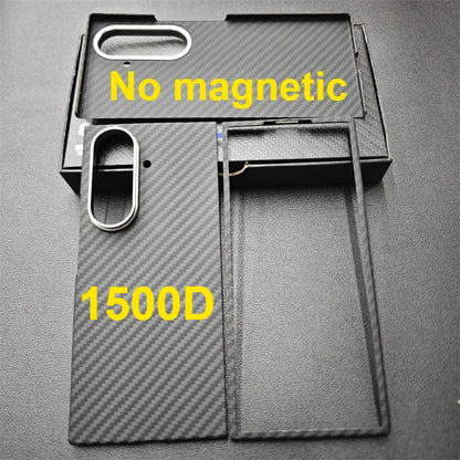 Magnetic Aramid Case For Samsung Galaxy Z Fold 7, Carbon Fiber Case For Magsafe, Mobile Phone Accessories