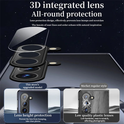 Luxury For Magsafe Wireless Charging Matte Frosted AG Case For Samsung Z Fold 7 6 zfold 5 4 3 5G Full Lens Protection Back Cover