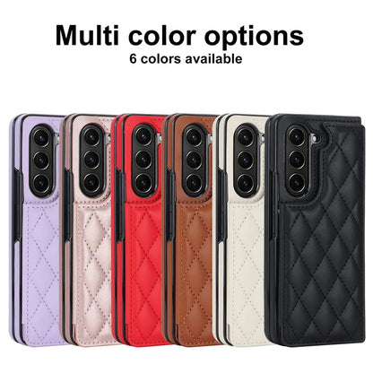 Leather Wallet Card Phone Case for Samsung Galaxy Z Fold 6 5 4 3 Fold6 Fold5 Fold4 Fold3 Shockproof Flip Stand Cover Hoesje Etui
