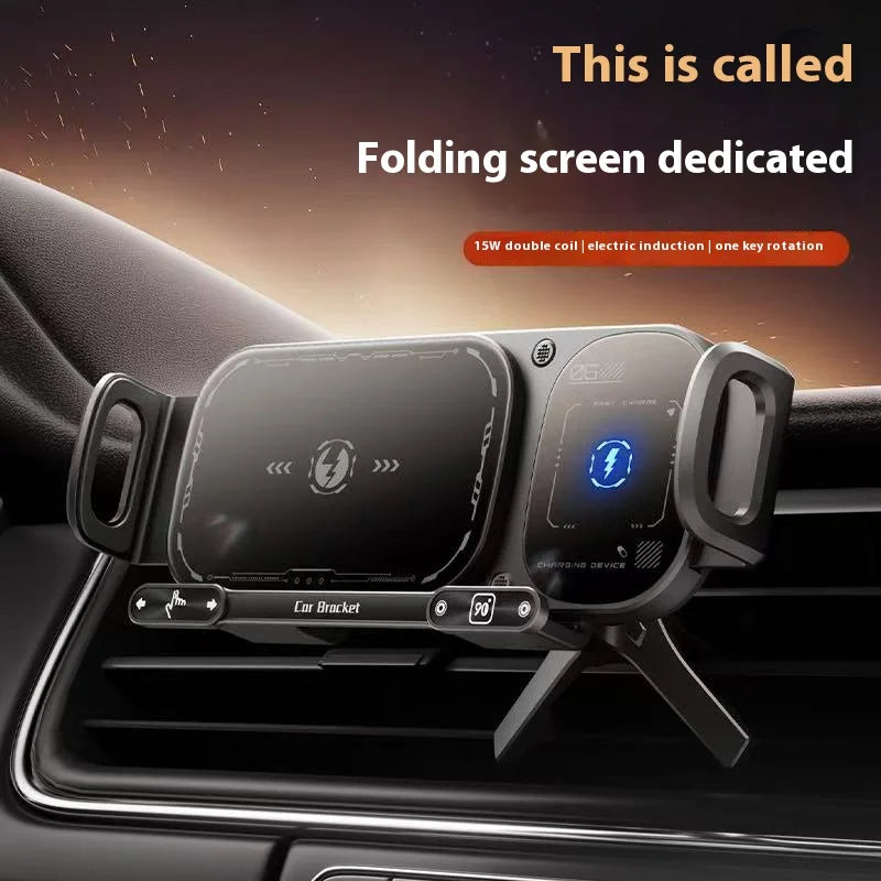 2IN1 Car Wireless Charger Phone Holder