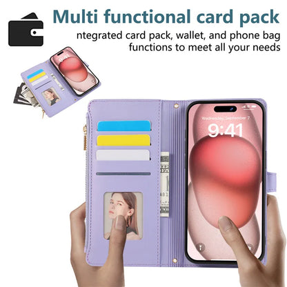 Crossbody Lanyard Leather Zip Wallet Card Slot Phone Case for Samsung Galaxy Z Fold 7 6 5 4 3 Wrist Strap Flip Stand Cover Etui