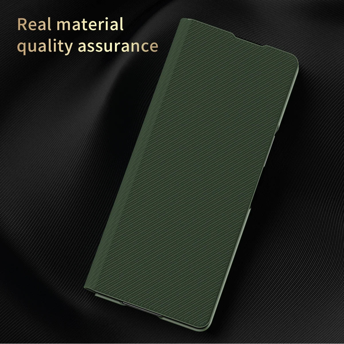 Anti-Fingerprint Leather Case for Samsung Galaxy Z Fold 7 6 5 4 5G Fold7 Fold3 Fold5 Fold4 Fold 3 2 Fold2 fold6 Cover Capa