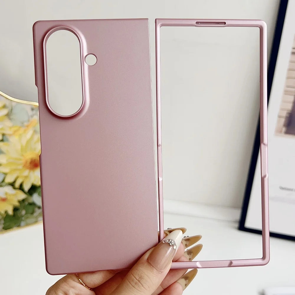 Matte PC Case For Samsung Galaxy Z Fold 7 Fold6 Fold5 Fold4 Fold3 5G Ultra Thin Shockproof Protection Cover For Samsung Fold 6