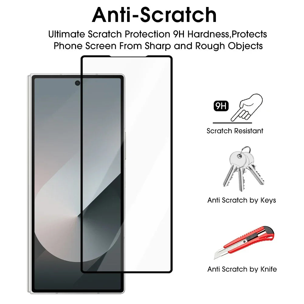 9H Tempered Glass Screen Protector for Samsung Galaxy Z Fold 7 / 6 / 5