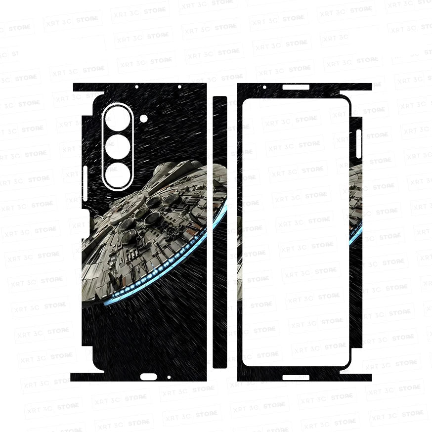 Colorful Back Skin Wrap Protective Film for Samsung Galaxy Z Fold 7 / 6 / 5 / 4 / 3