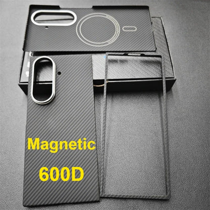 Magnetic Aramid Case For Samsung Galaxy Z Fold 7, Carbon Fiber Case For Magsafe, Mobile Phone Accessories