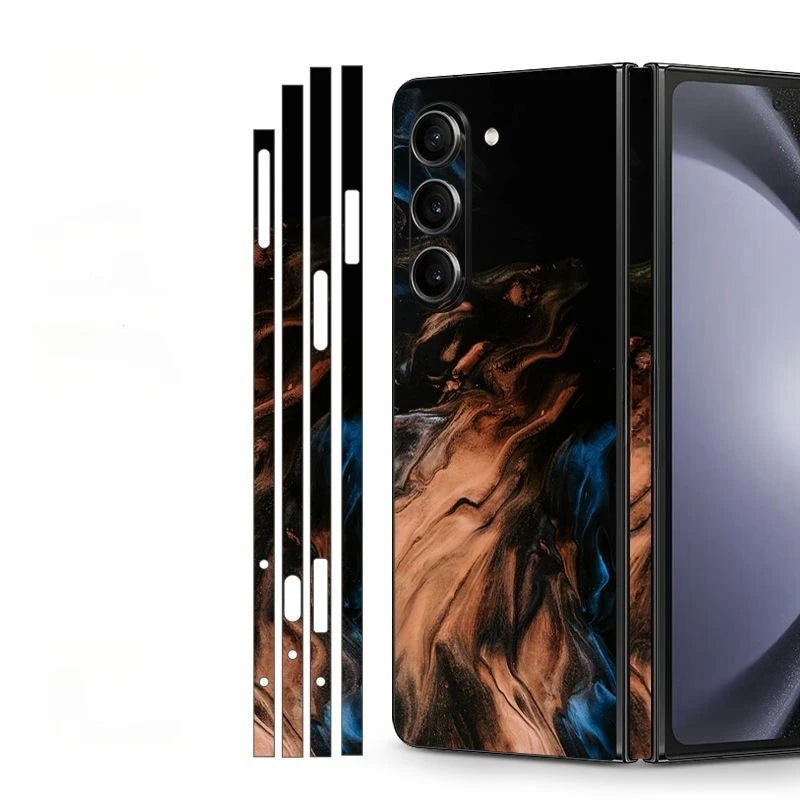 Back and Side Frame Skin Wrap for Samsung Galaxy Z Fold 7 / 5 / 4 / 3